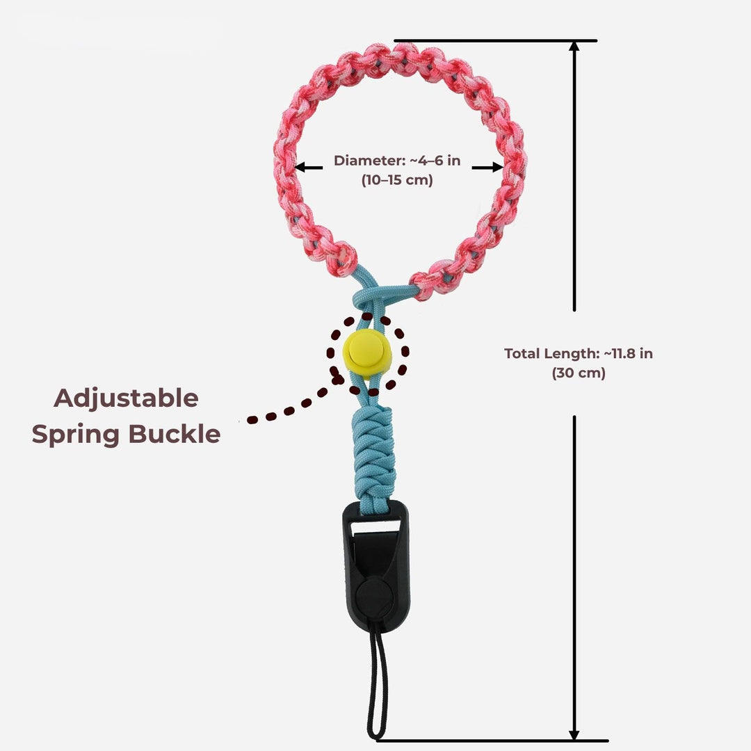 Y2K Paracord Camera Wrist Strap