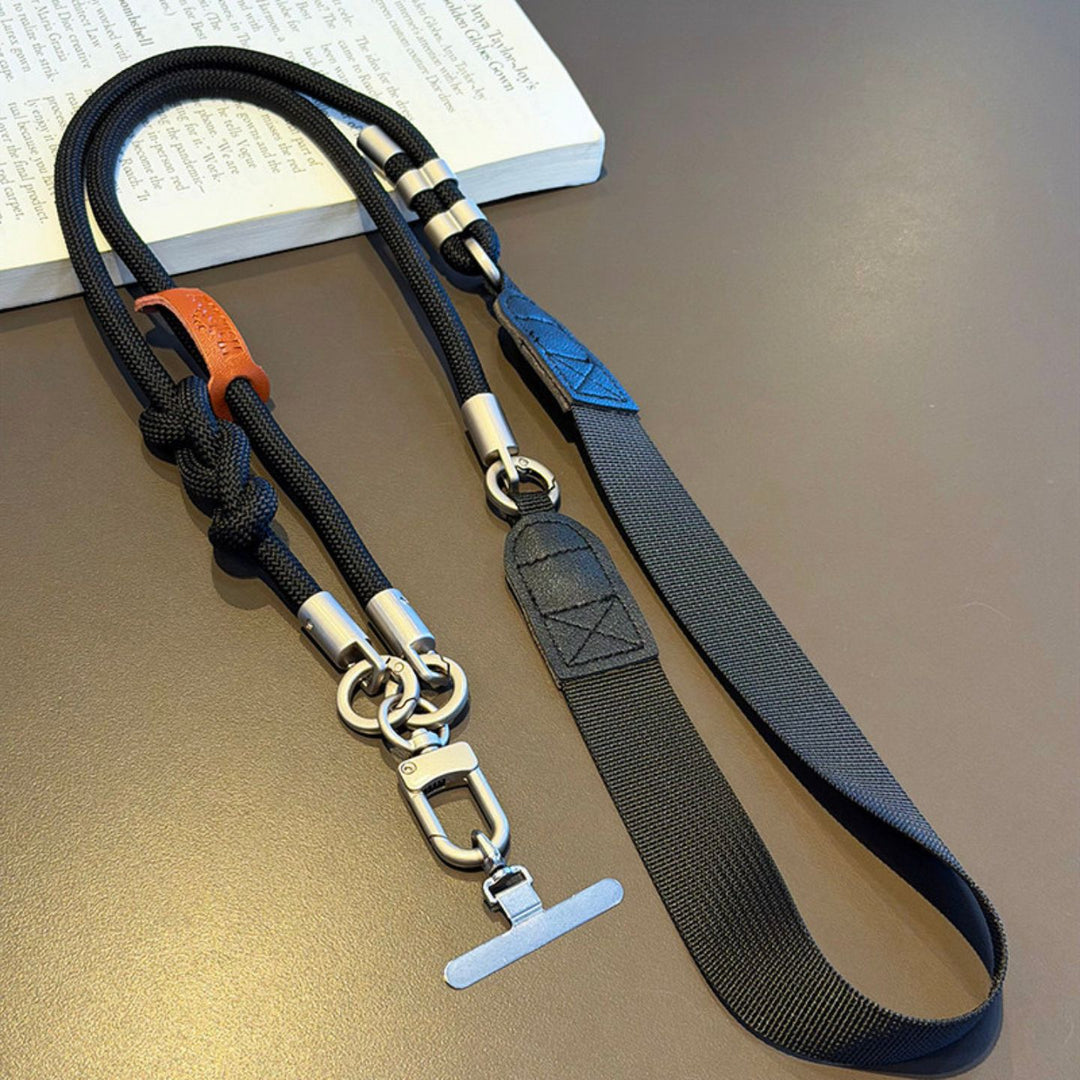 3-in-1 Minimalist Rope Crossbody Phone Lanyard