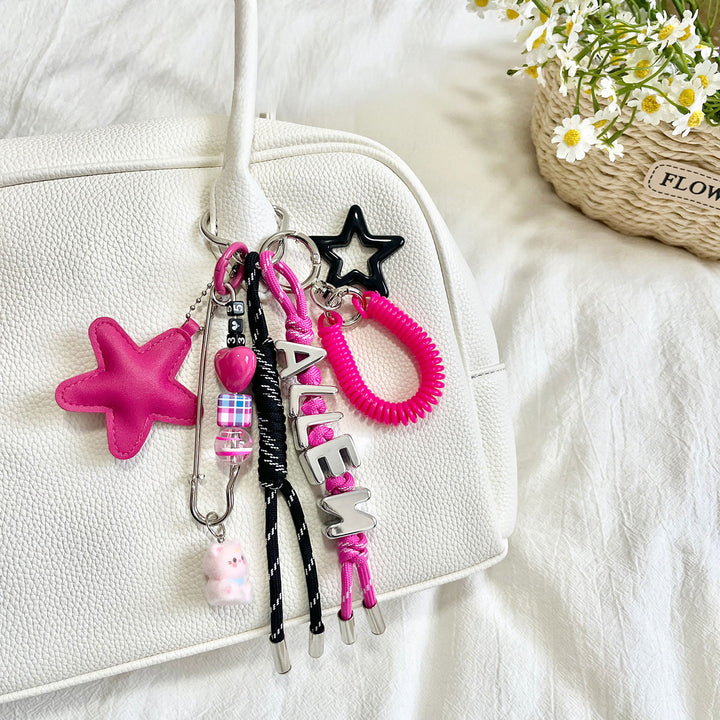 Personalized Handmade Bag Charm — Custom Name Gift