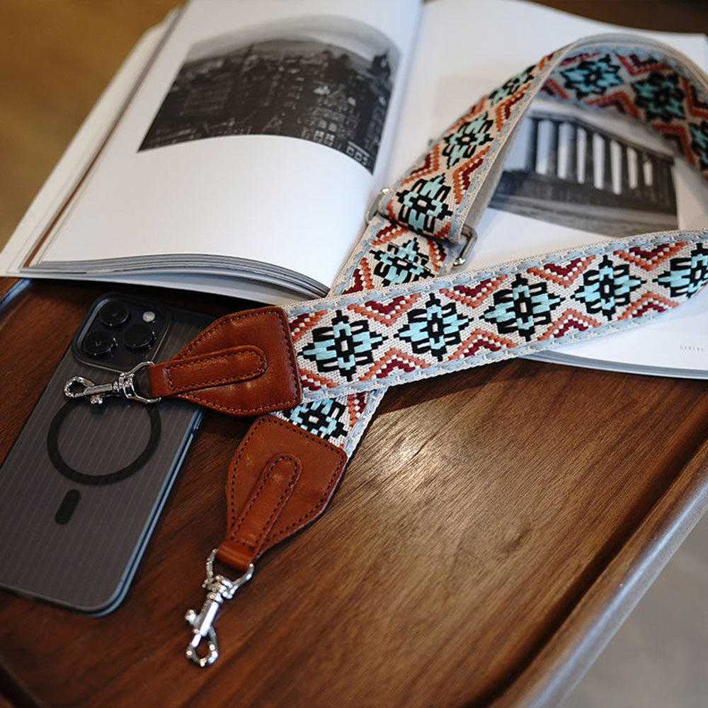 Adjustable Woven Crossbody Bag Strap