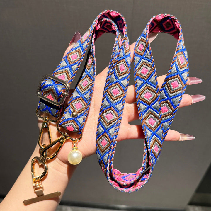 Artisan Patterned Crossbody Phone Lanyard
