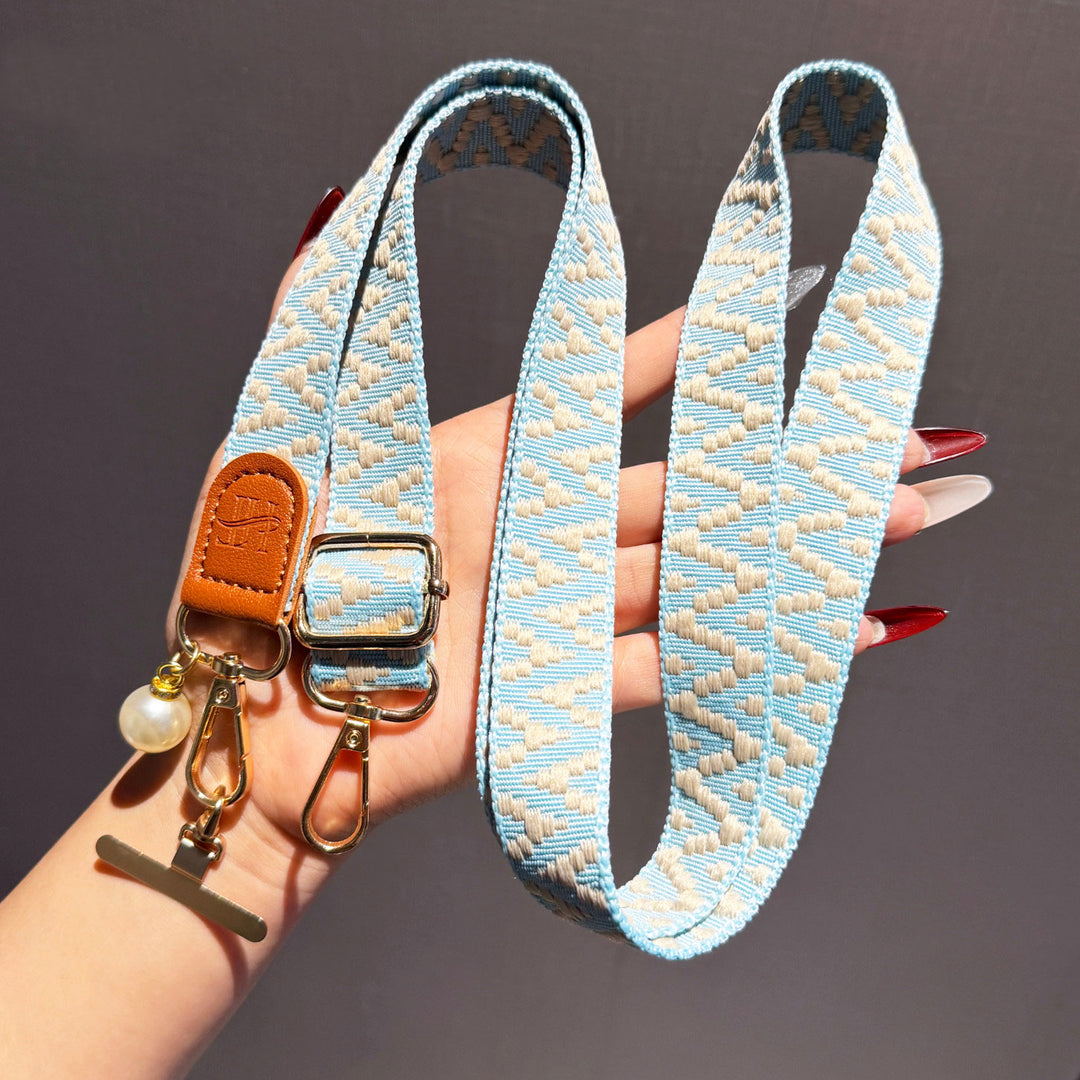 Fashion Woven Phone Strap for Daily Outfits