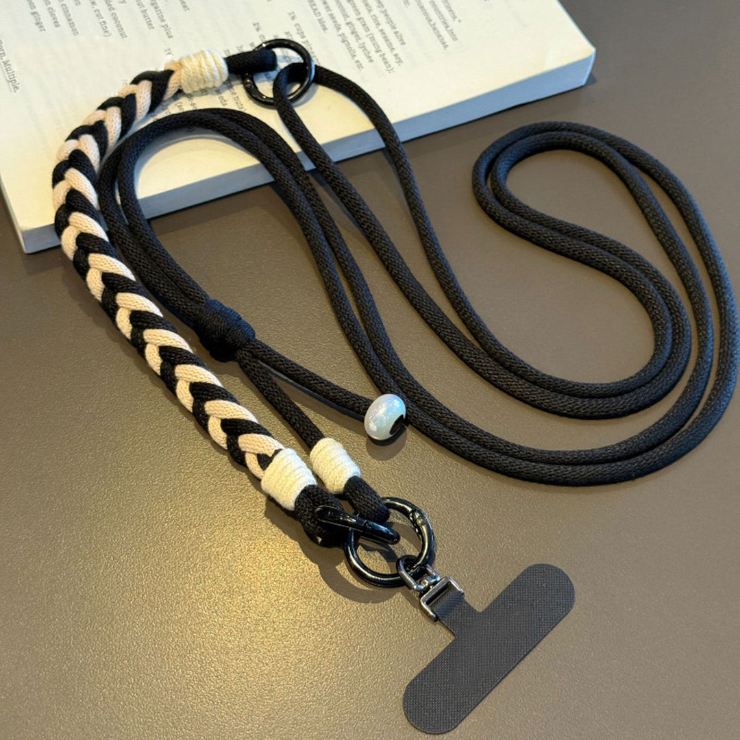 3-in-1 Classic Soft Braided Crossbody Phone Lanyard