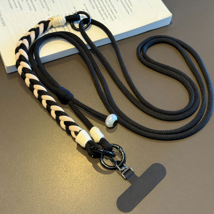 3-in-1 Classic Soft Braided Crossbody Phone Lanyard