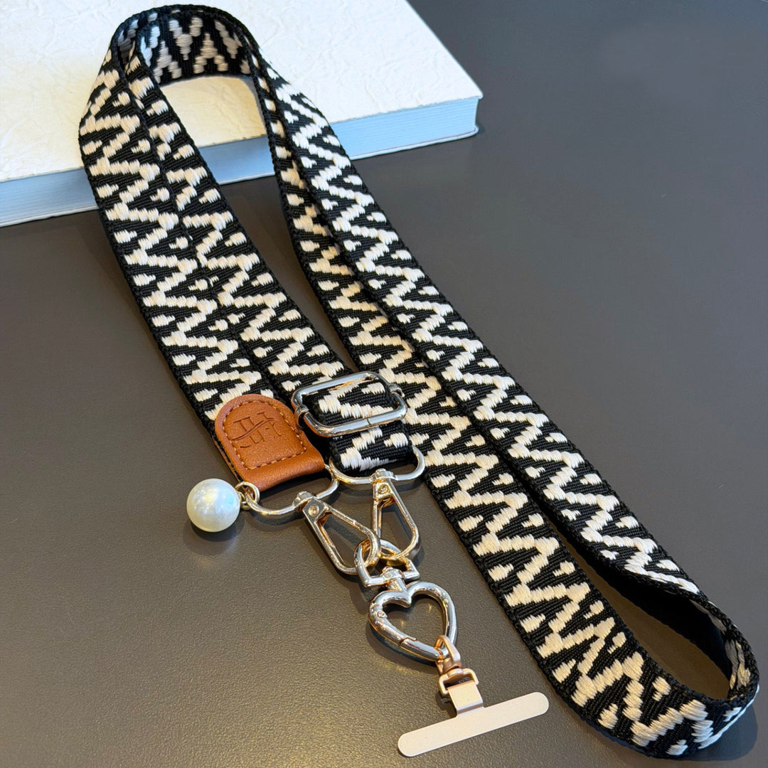 Patterned Phone Lanyard for Festival & Travel Outfits