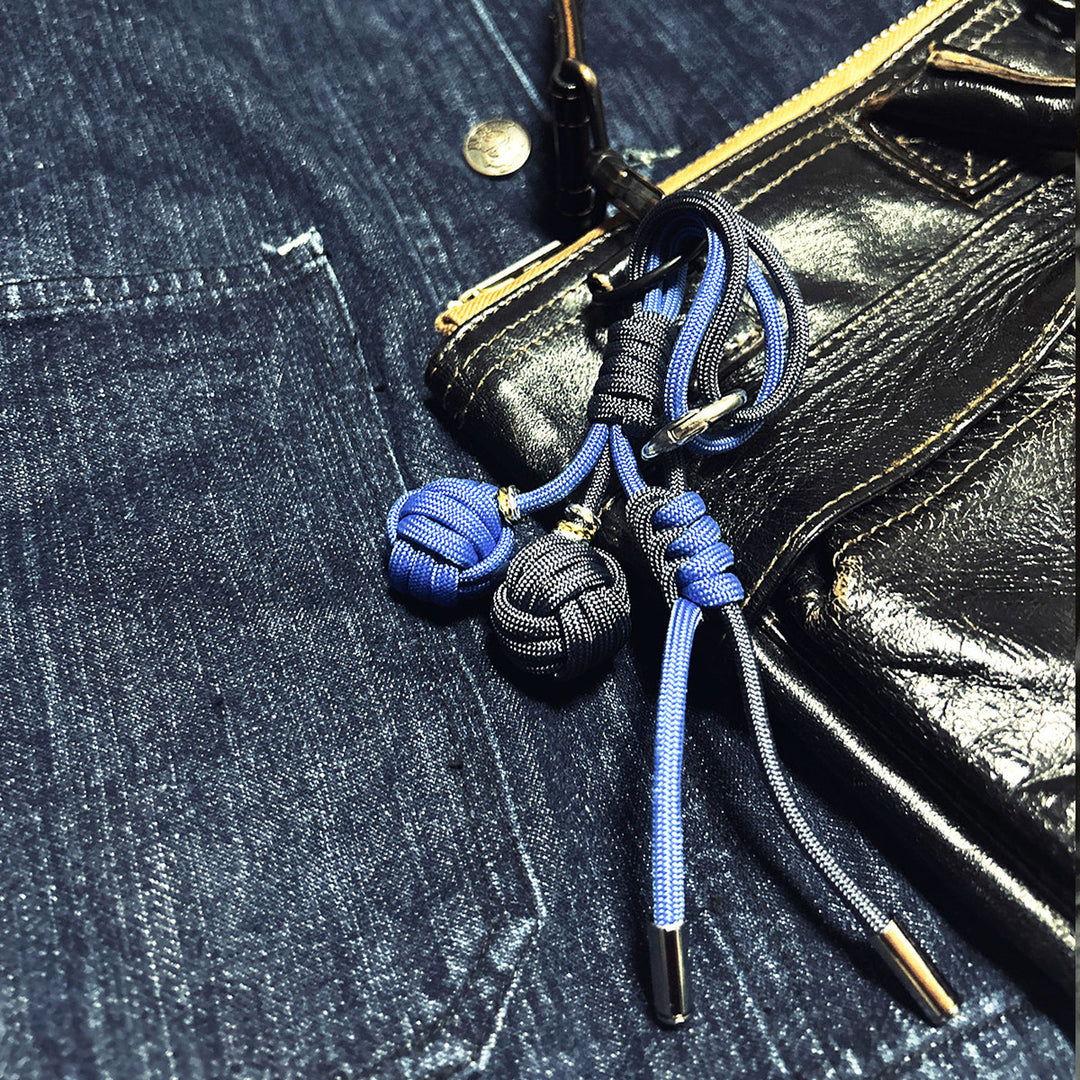 Handmade Adjustable Braided Ball Bag Charm