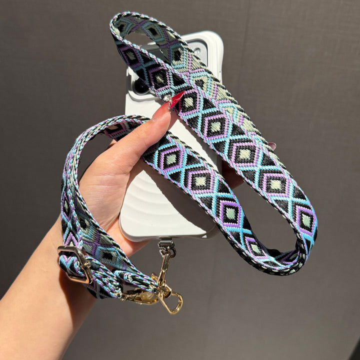 Artisan Patterned Crossbody Phone Lanyard