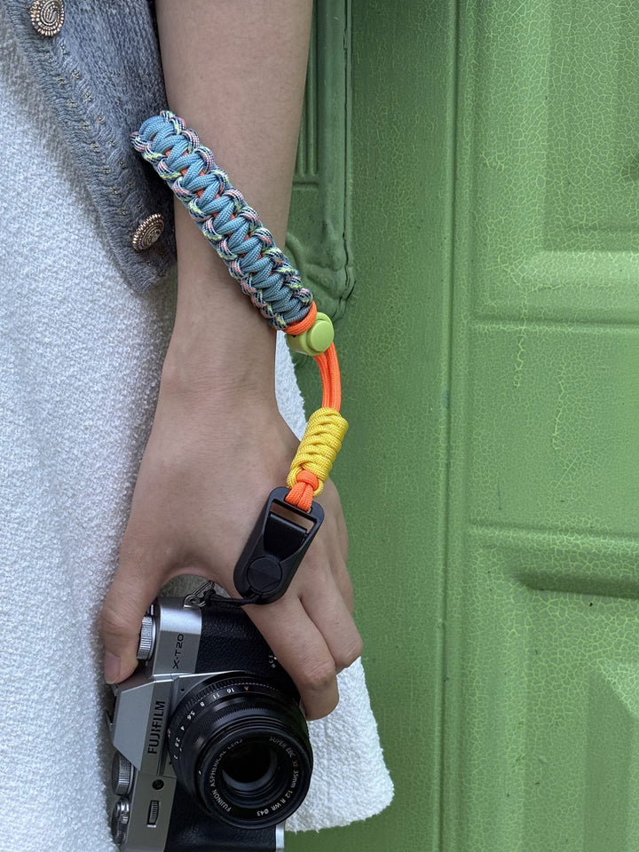 Y2K Paracord Camera Wrist Strap