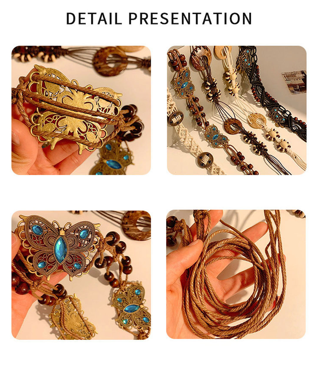 Boho Statement Belt for Dresses