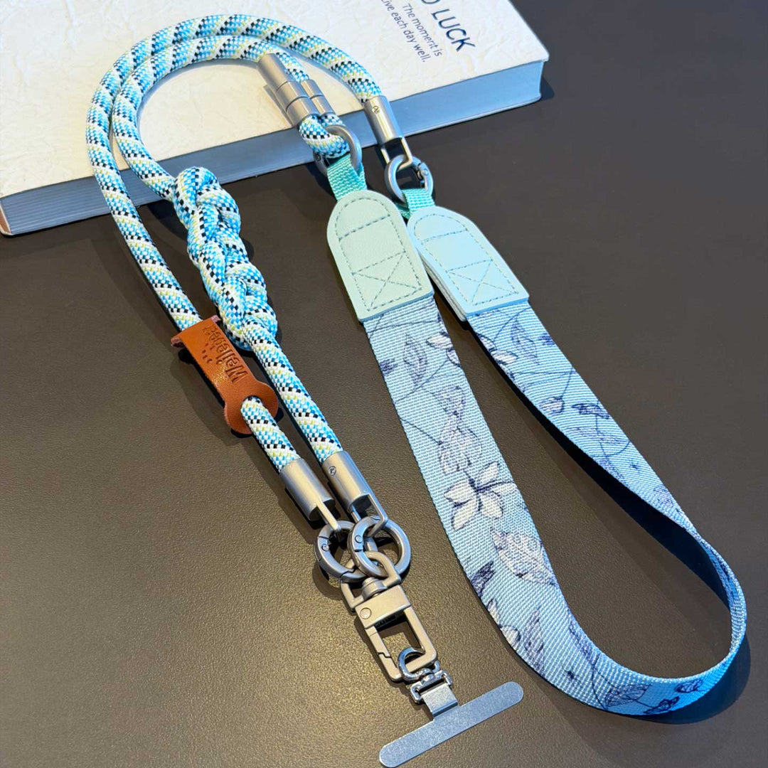 3-in-1 Boho Woven Crossbody Phone Lanyard