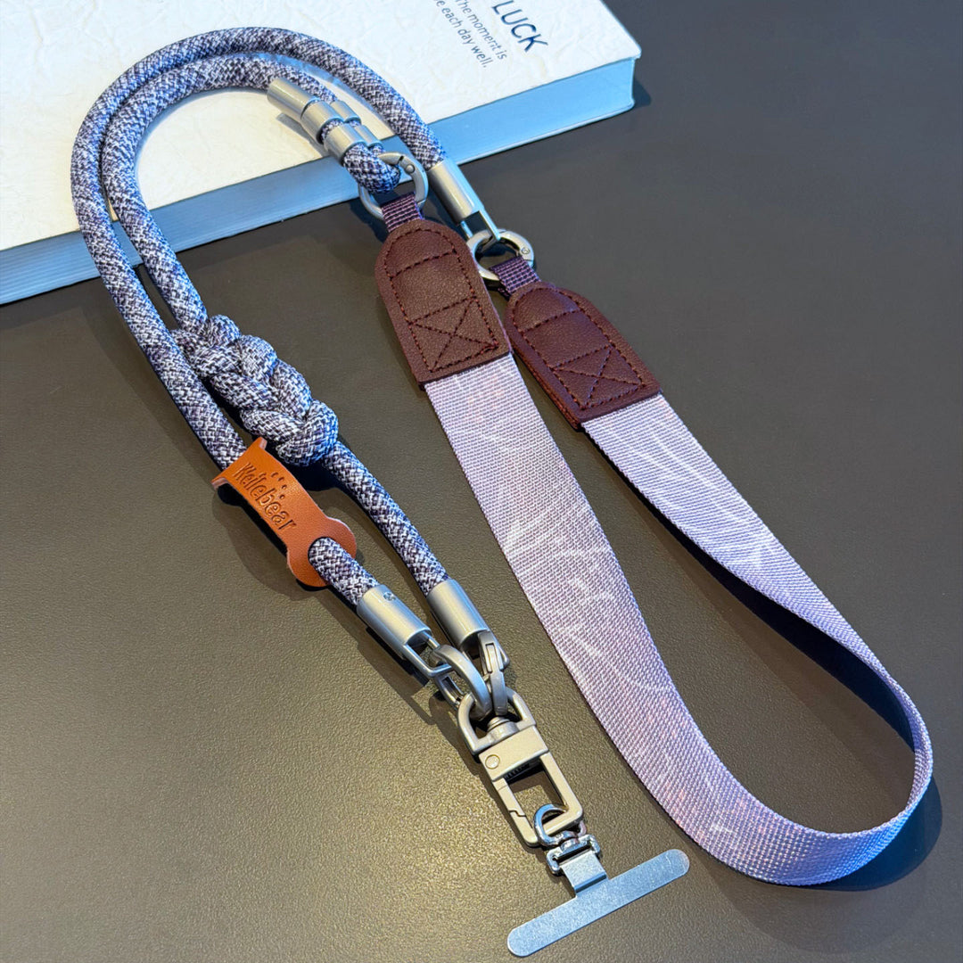 3-in-1 Boho Woven Crossbody Phone Lanyard