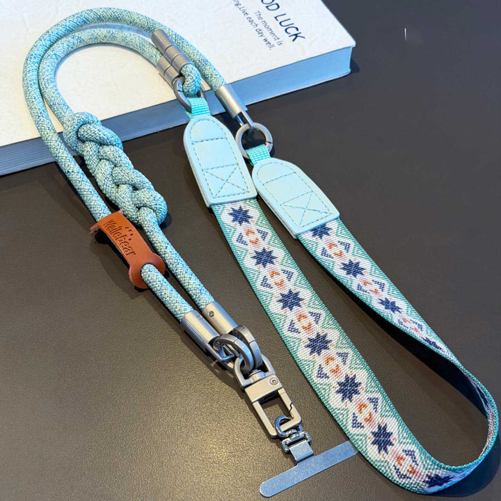3-in-1 Boho Woven Crossbody Phone Lanyard