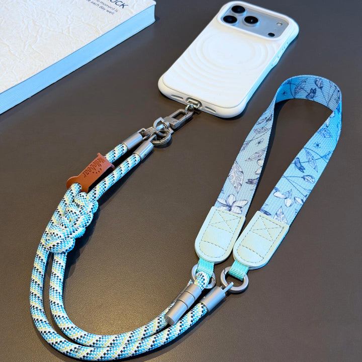 3-in-1 Boho Woven Crossbody Phone Lanyard