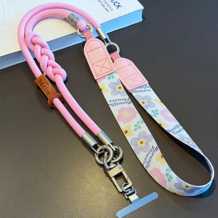3-in-1 Boho Woven Crossbody Phone Lanyard