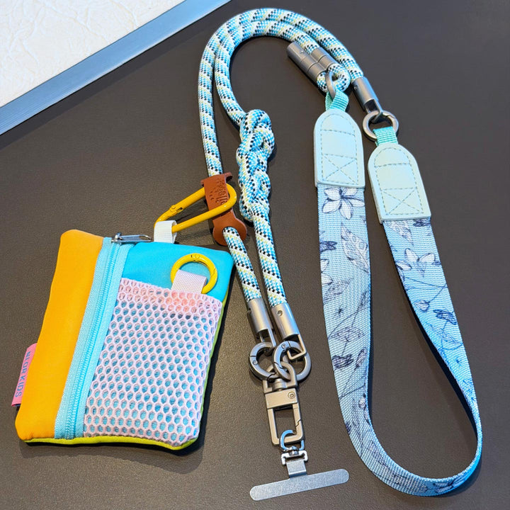 3-in-1 Boho Woven Crossbody Phone Lanyard