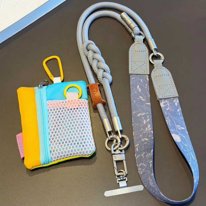 3-in-1 Boho Woven Crossbody Phone Lanyard