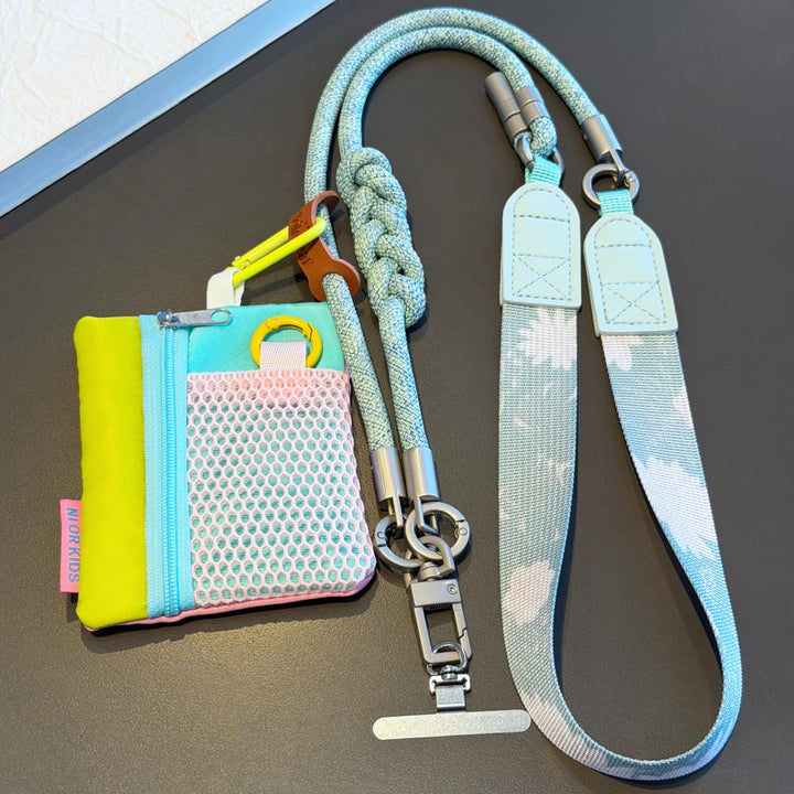 3-in-1 Boho Woven Crossbody Phone Lanyard