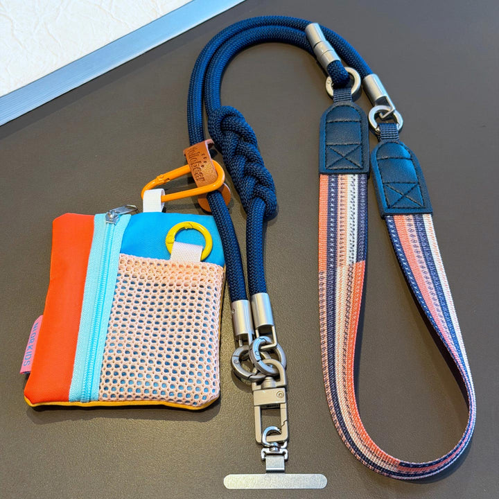 3-in-1 Boho Woven Crossbody Phone Lanyard