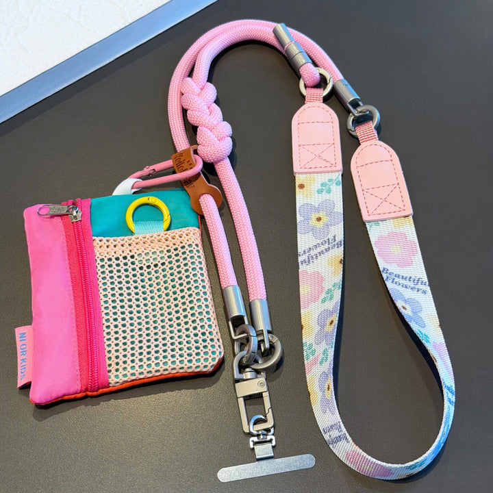 3-in-1 Boho Woven Crossbody Phone Lanyard
