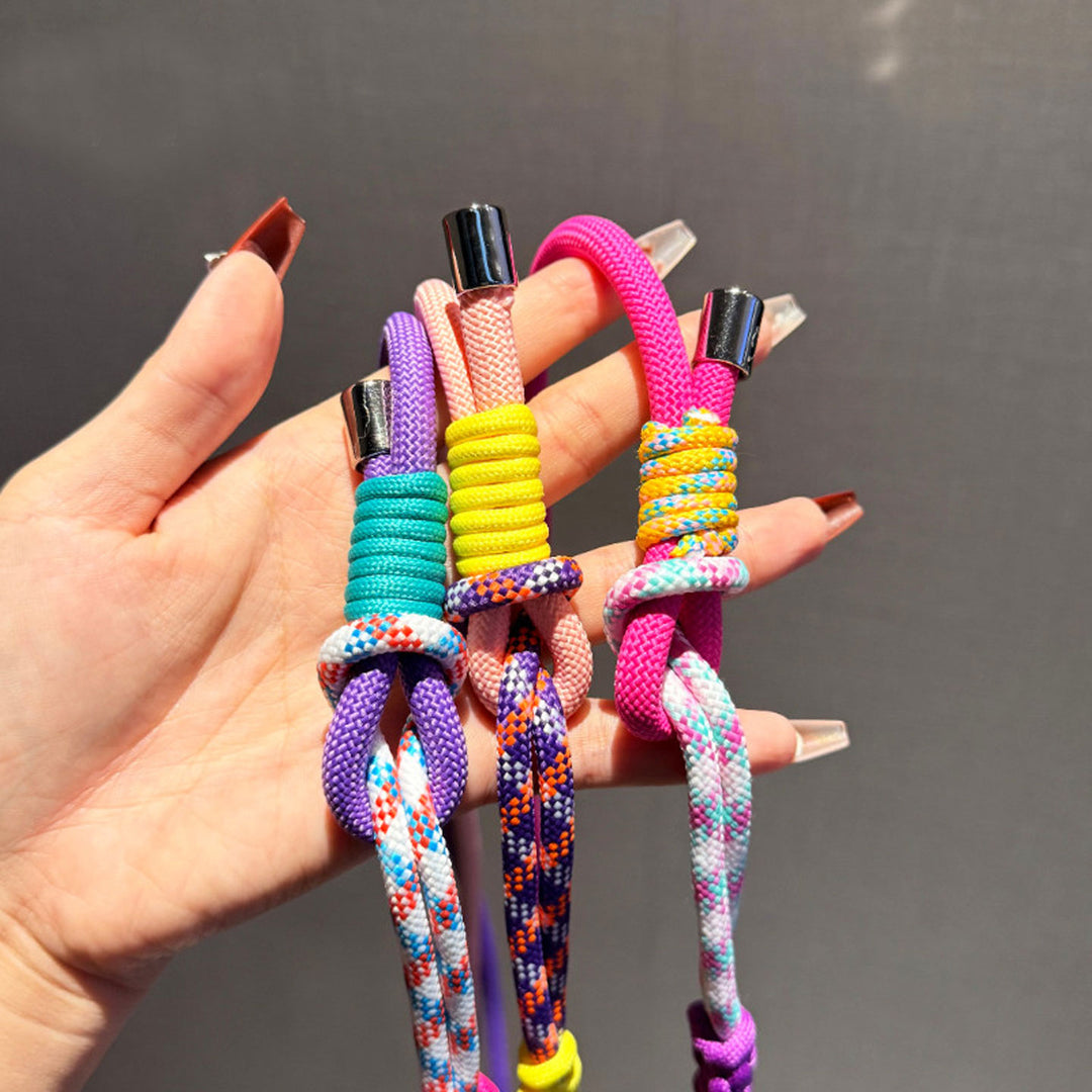 3-in-1 Y2K Braided Crossbody Phone Lanyard