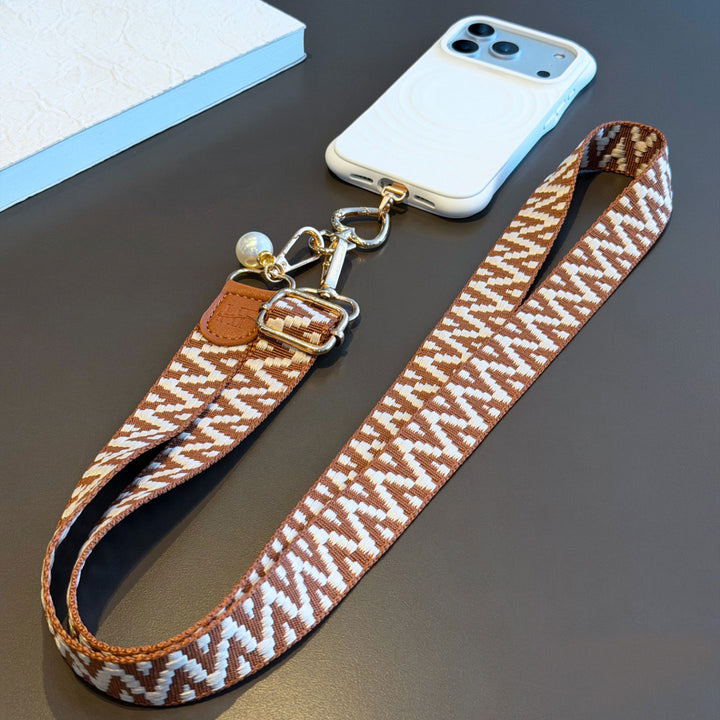 Patterned Phone Lanyard for Festival & Travel Outfits