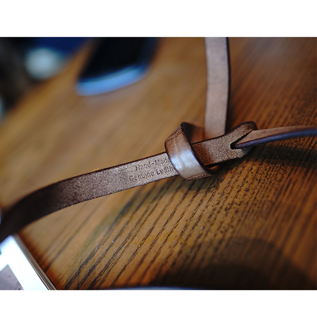 Wrap Leather Tie Belt