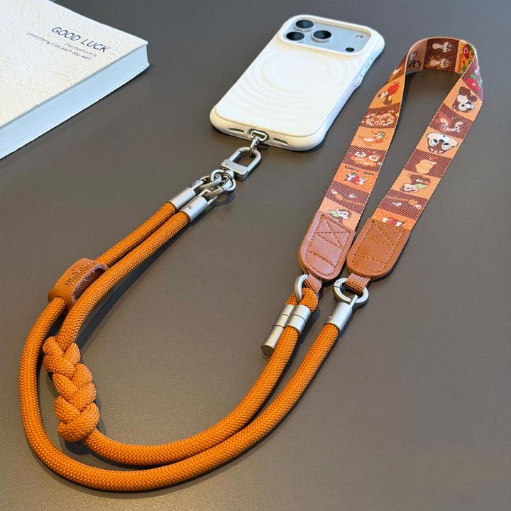 3-in-1 Boho Woven Crossbody Phone Lanyard