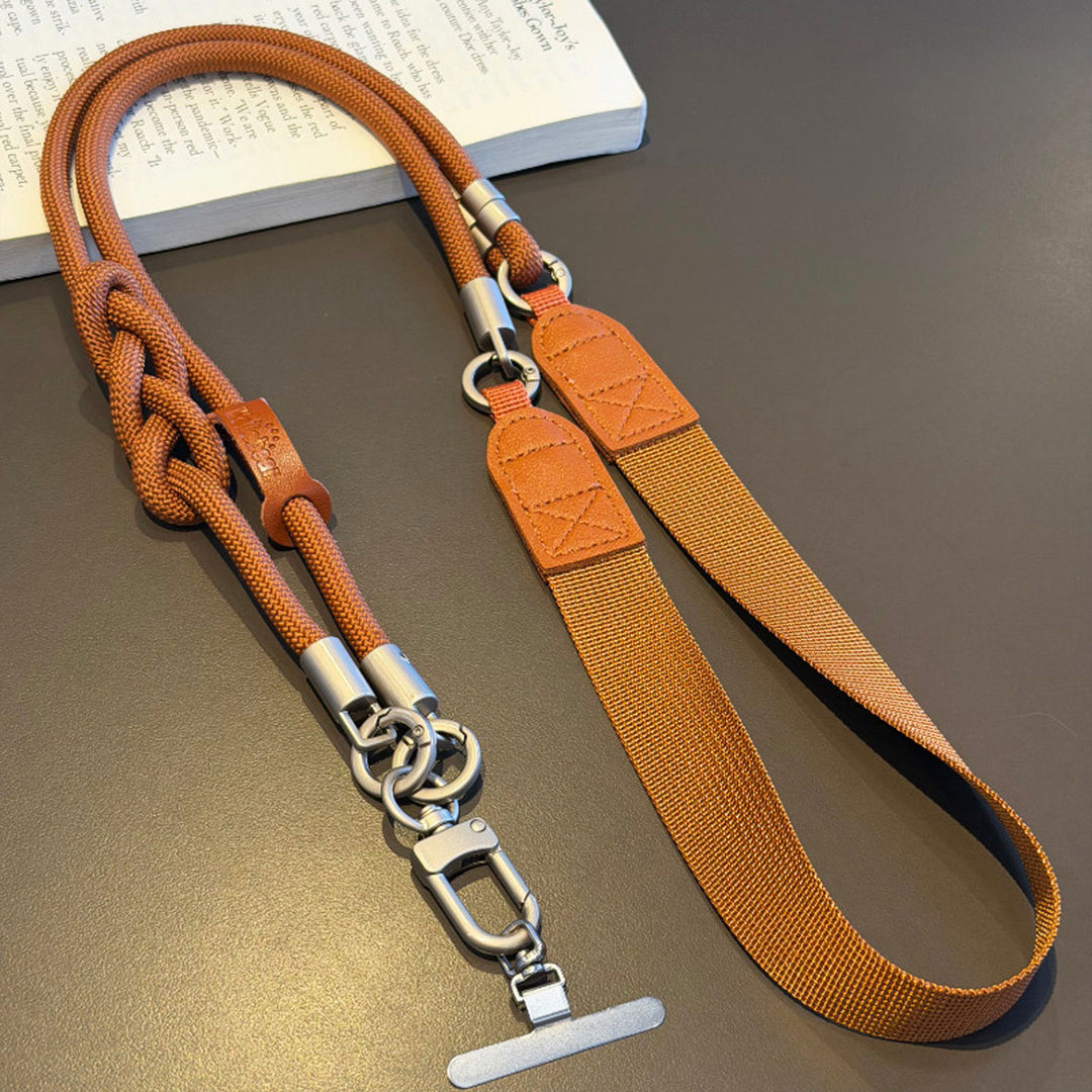 3-in-1 Minimalist Rope Crossbody Phone Lanyard