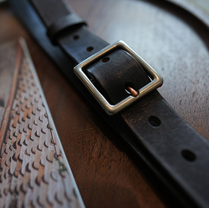 Classic Leather Jeans Belt