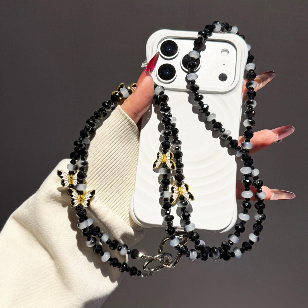 Colorful Beaded Crossbody Phone Strap