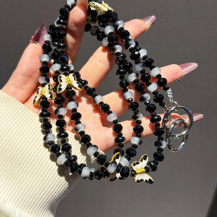 Colorful Beaded Crossbody Phone Strap