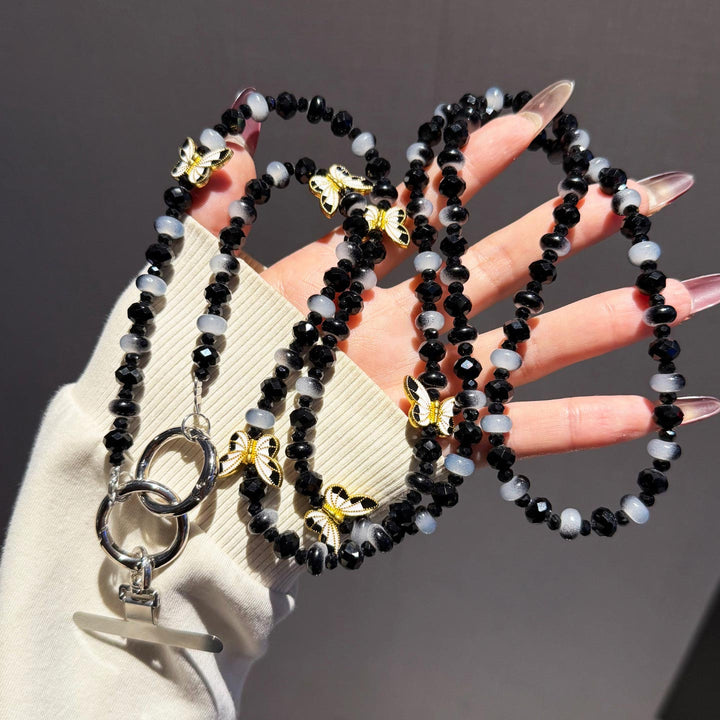 Colorful Beaded Crossbody Phone Strap