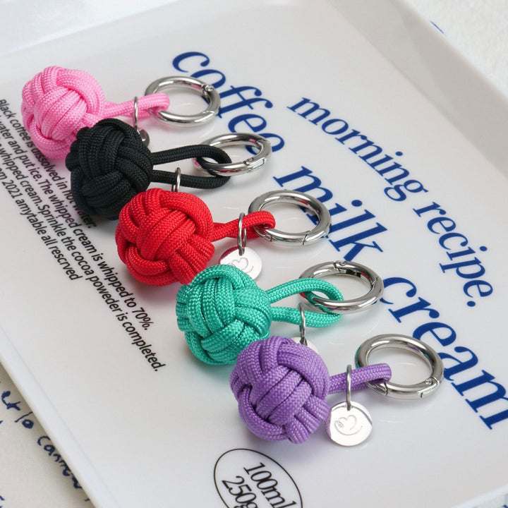 Mini Ball Knot Bag Charm