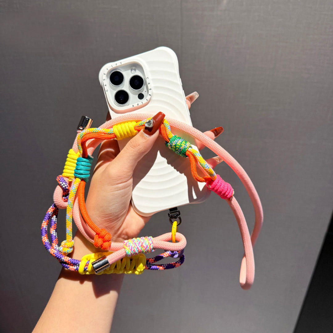 3-in-1 Y2K Braided Crossbody Phone Lanyard