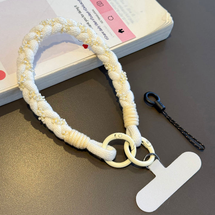 Cute Phone Charm Strap with Pom, Bag Charm & Keyring