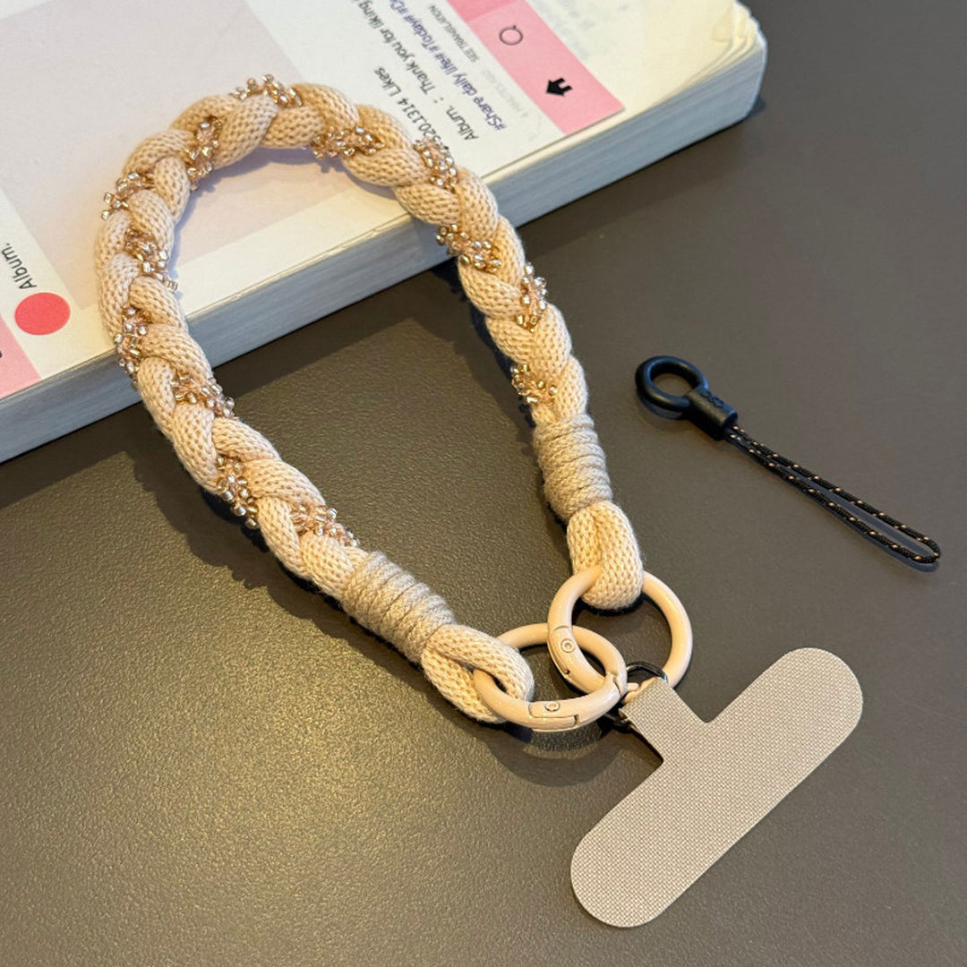 Cute Phone Charm Strap with Pom, Bag Charm & Keyring