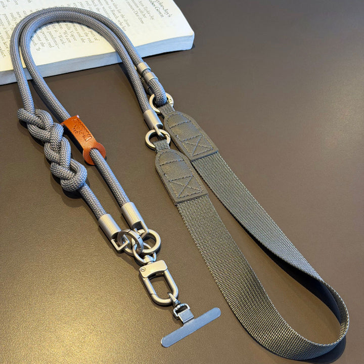3-in-1 Minimalist Rope Crossbody Phone Lanyard