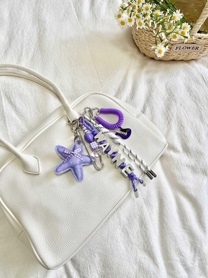 Personalized Handmade Bag Charm — Custom Name Gift