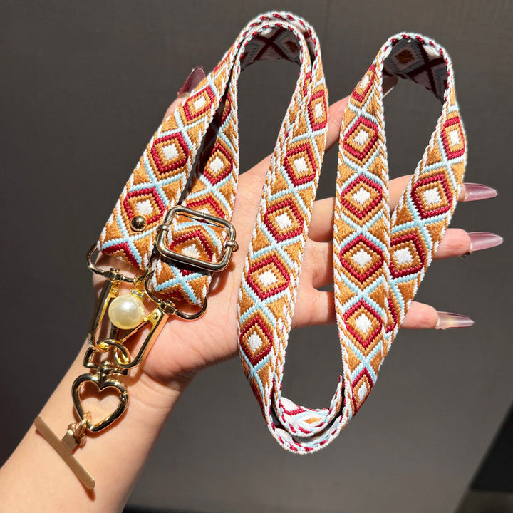 Artisan Patterned Crossbody Phone Lanyard