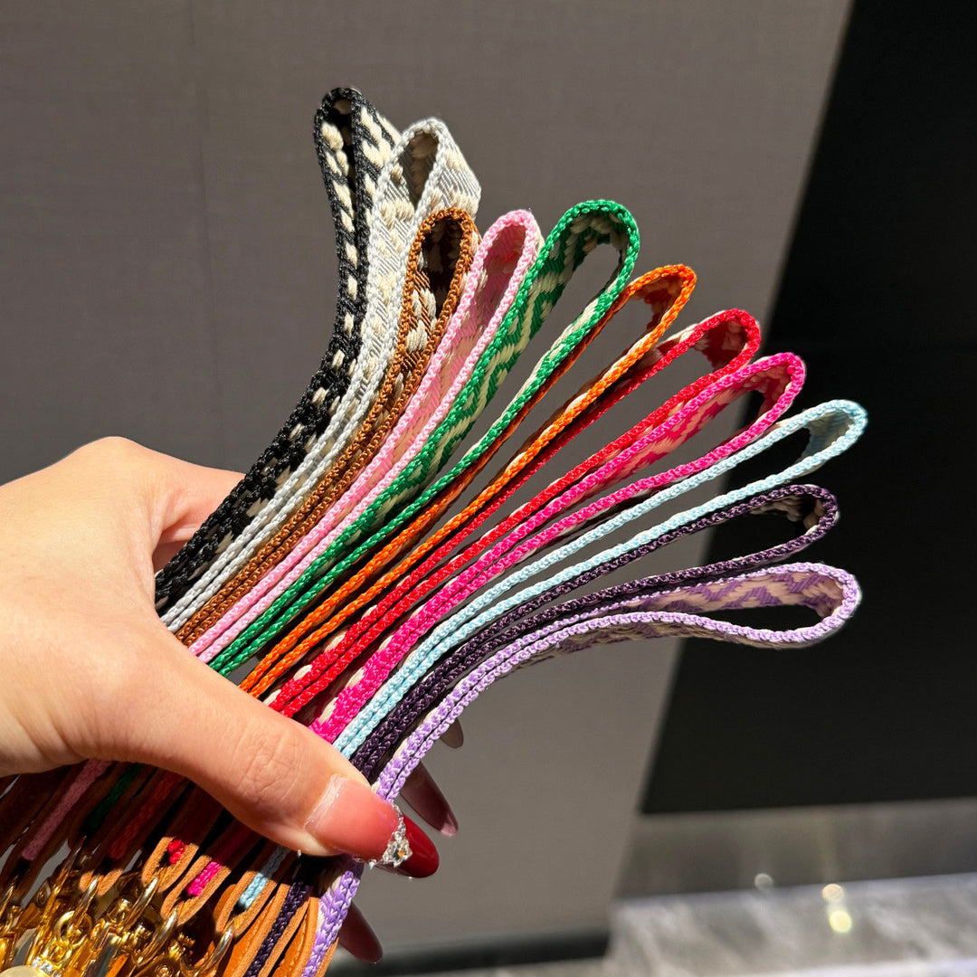 Fashion Woven Phone Strap for Daily Outfits