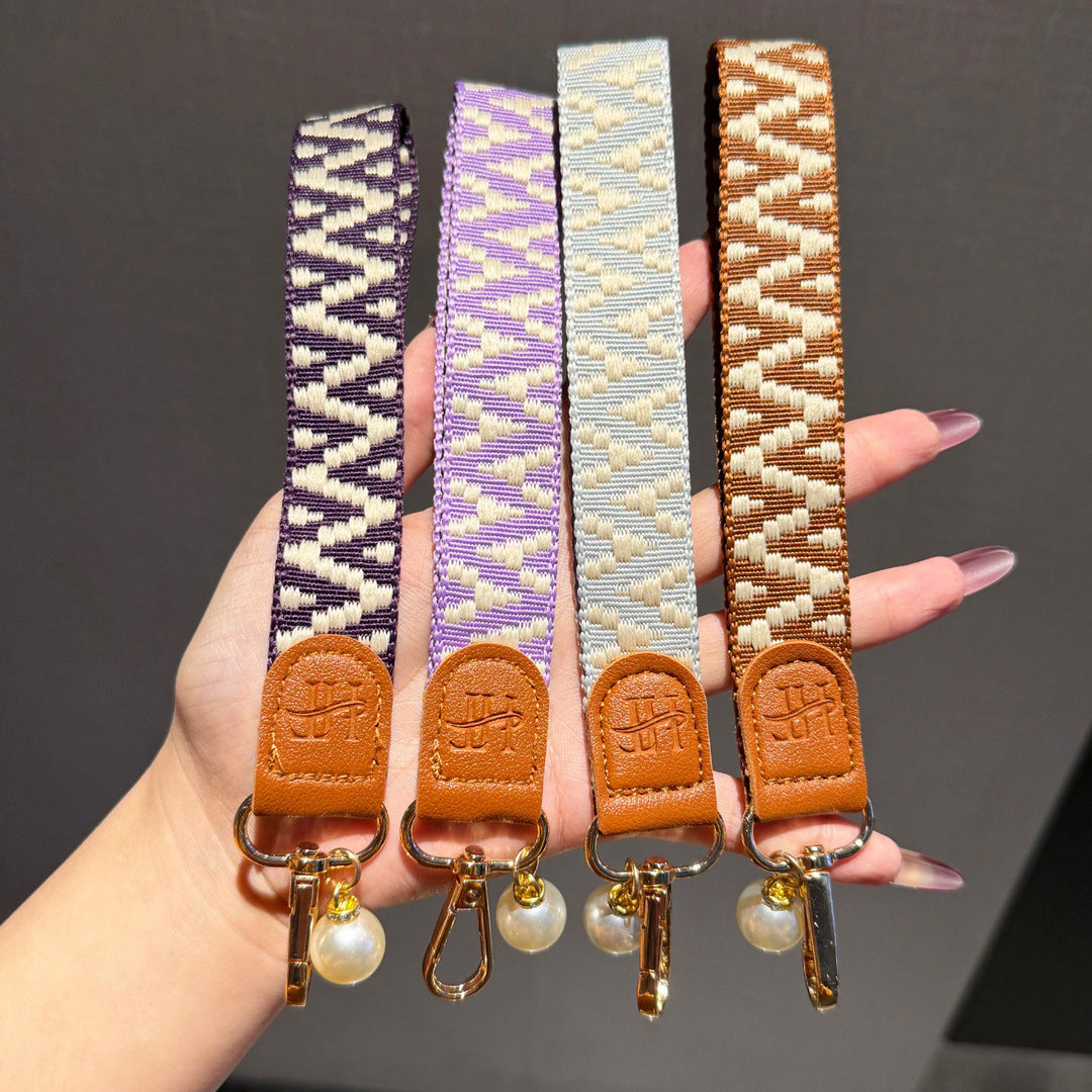 Fashion Woven Phone Strap for Daily Outfits