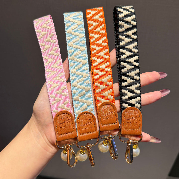 Fashion Woven Phone Strap for Daily Outfits