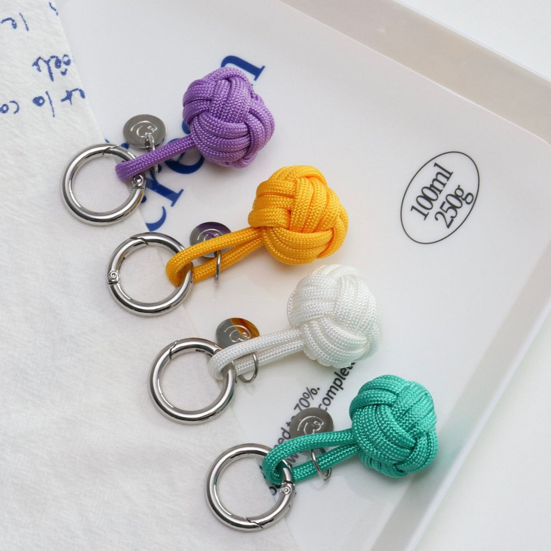 Mini Ball Knot Bag Charm