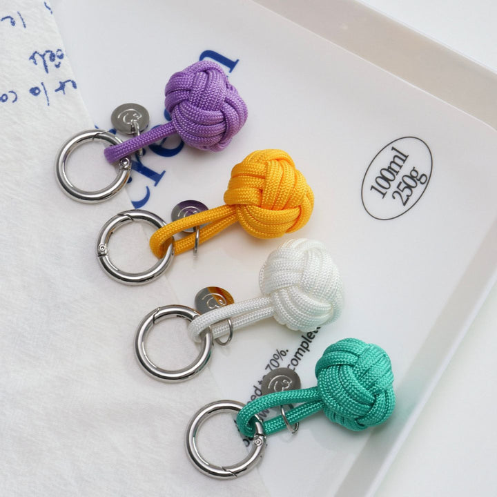 Mini Ball Knot Bag Charm