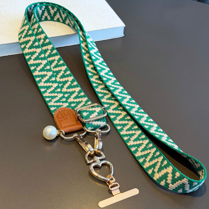 Patterned Phone Lanyard for Festival & Travel Outfits