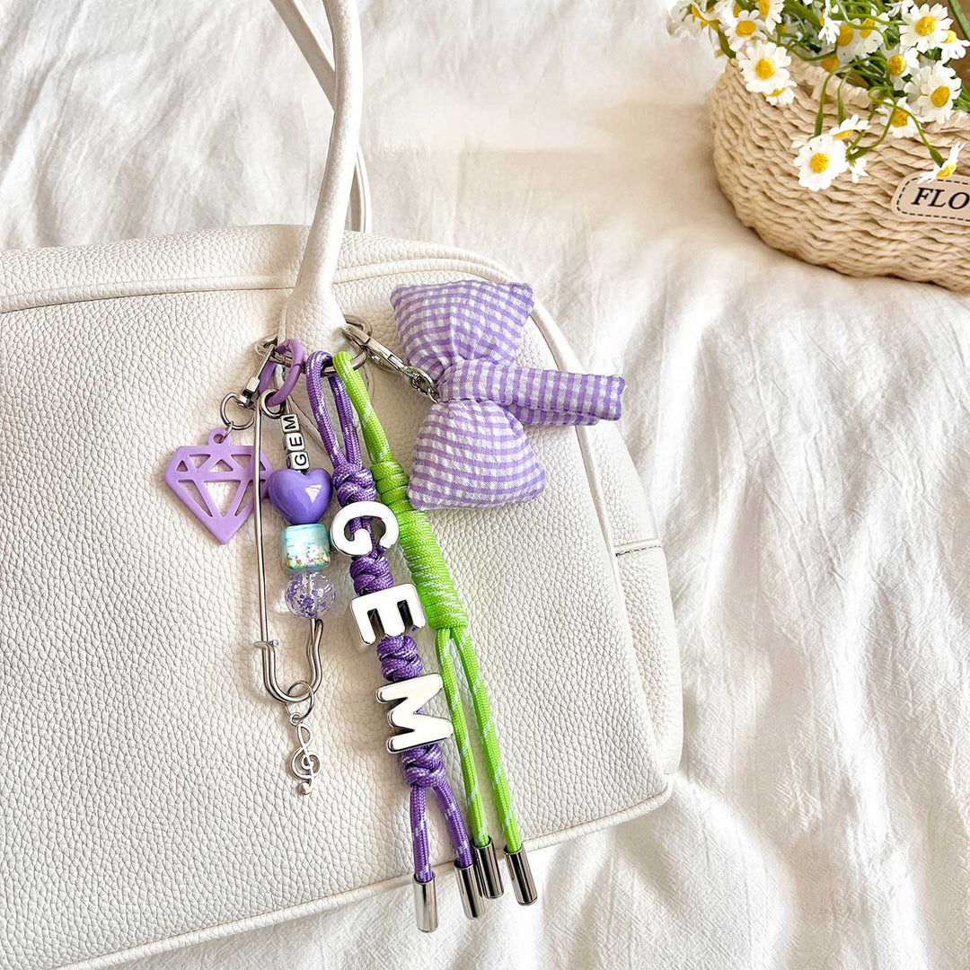 Personalized Handmade Bag Charm — Custom Name Gift