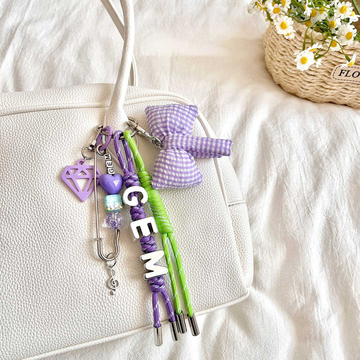 Personalized Handmade Bag Charm — Custom Name Gift