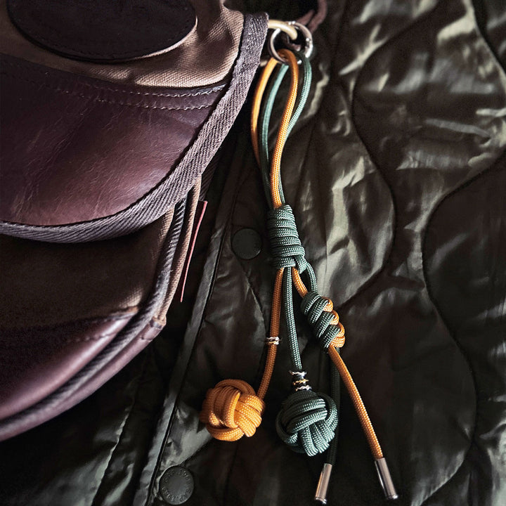Handmade Adjustable Braided Ball Bag Charm