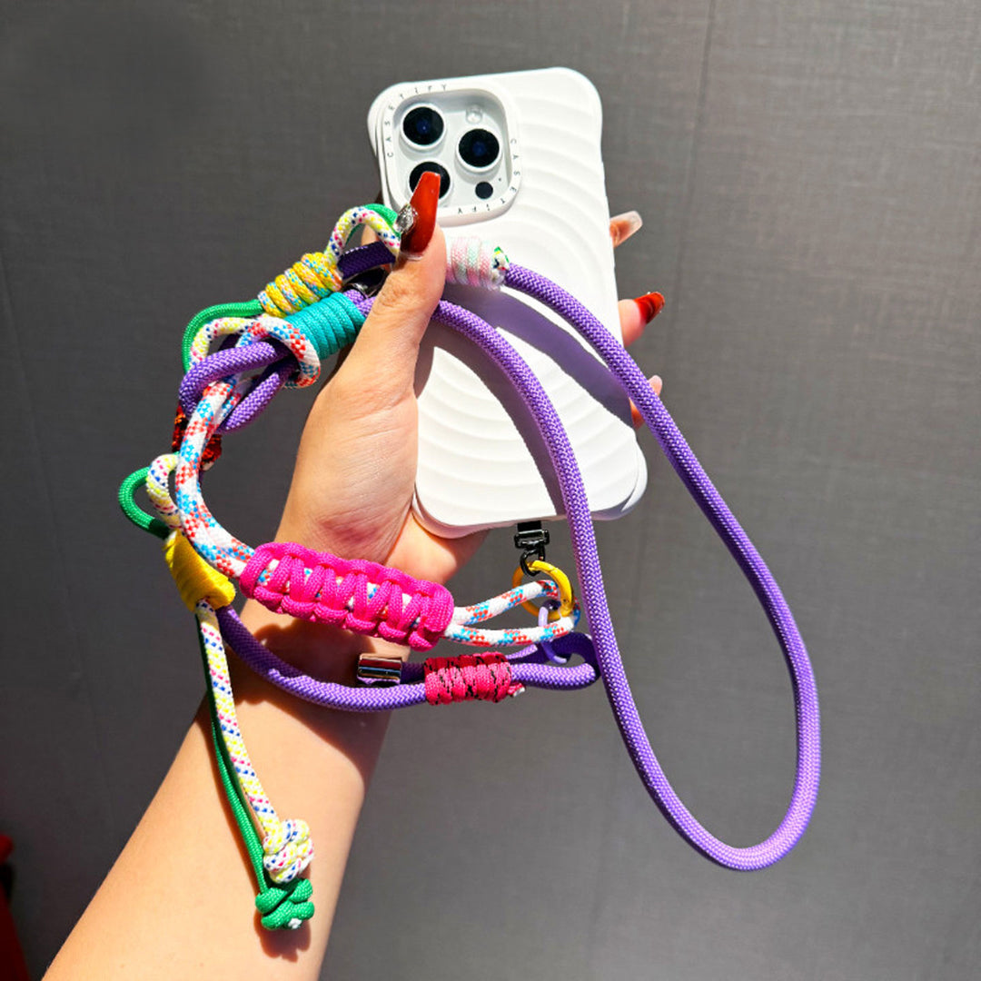 3-in-1 Y2K Braided Crossbody Phone Lanyard