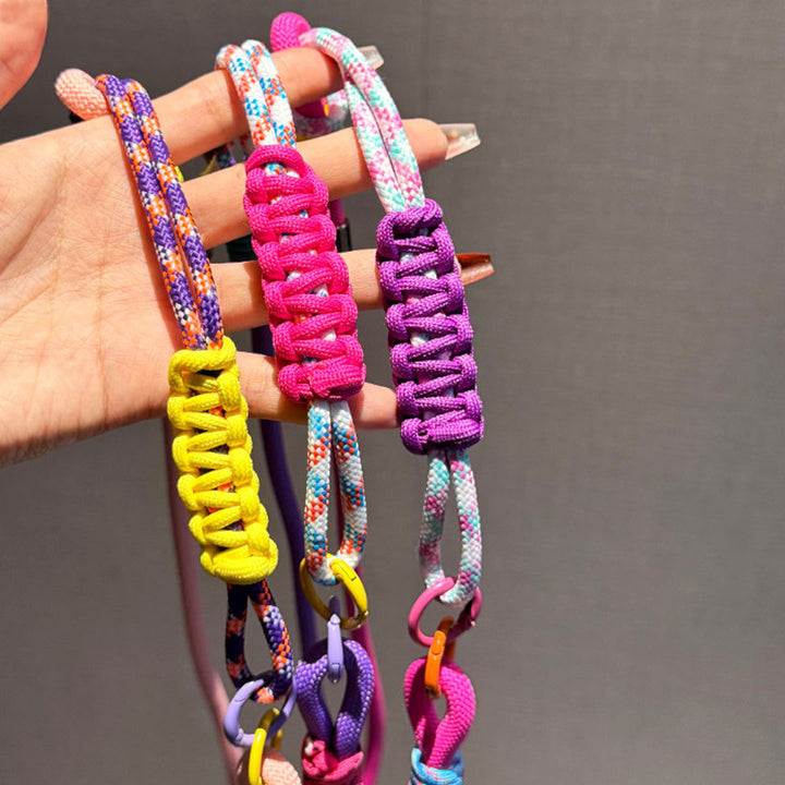 3-in-1 Y2K Braided Crossbody Phone Lanyard